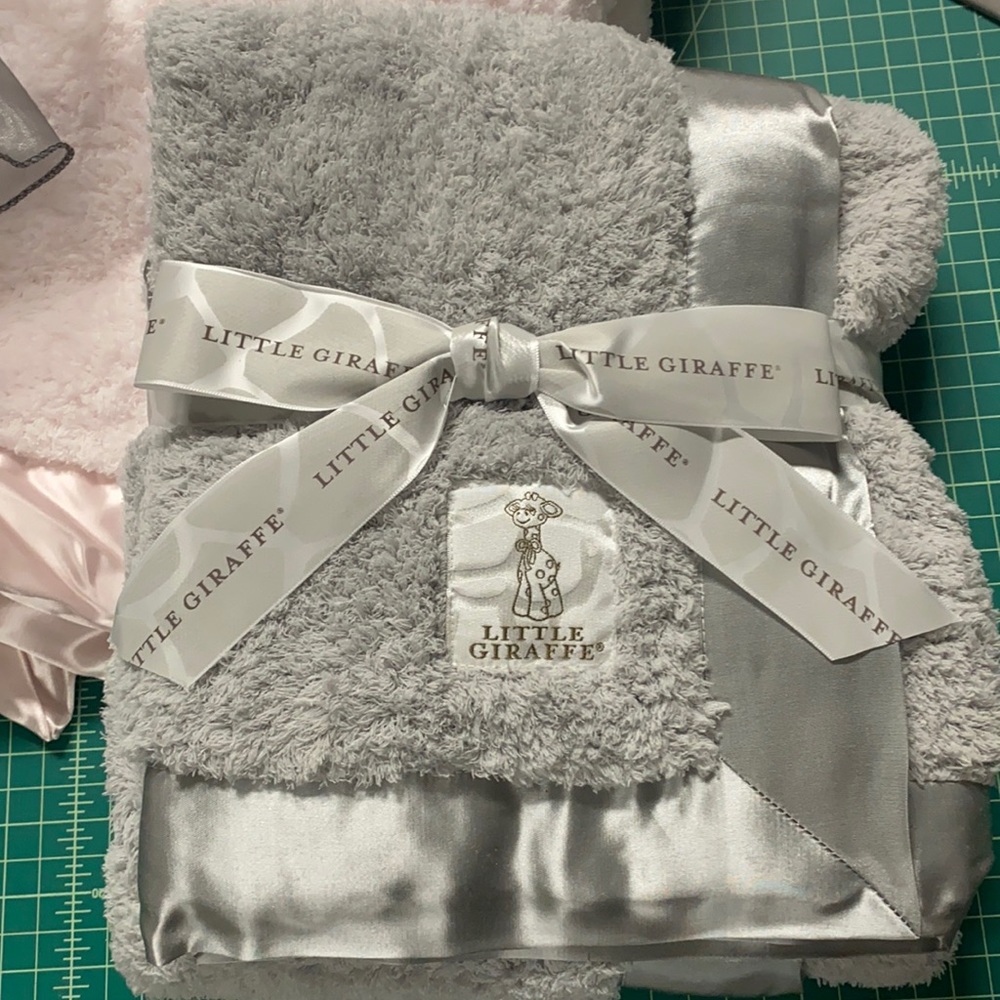 Little Giraffe brand chenille baby blanket